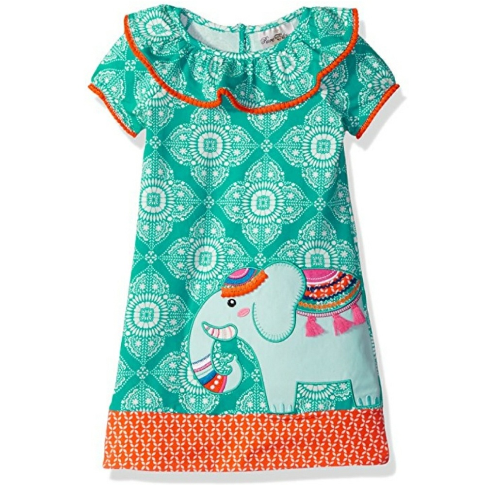 Boutique boho elephant dress